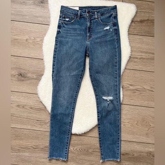 GAP High Rise Universal Jeggings Jeans Denim Size 8 - Picture 3 of 7